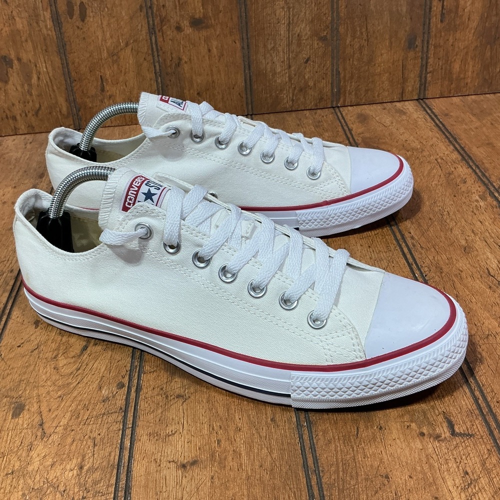 Converse Chuck Taylor All Star Low Optic White Tennis Shoes Sneakers Men's 10